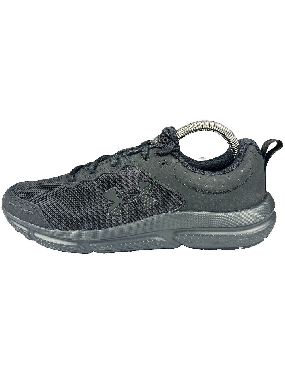 Under Armour Charged Assert 10 Men’s Athletic Shoes Size 8.5 Black On Black New